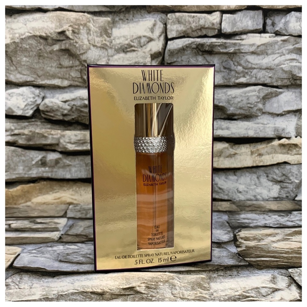 New Elizabeth Taylor White Diamonds Perfume Classic Designer Travel Bottle NIB